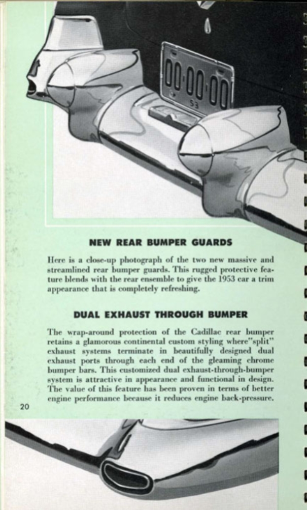 1953 Cadillac Salesmans Data Book Page 137